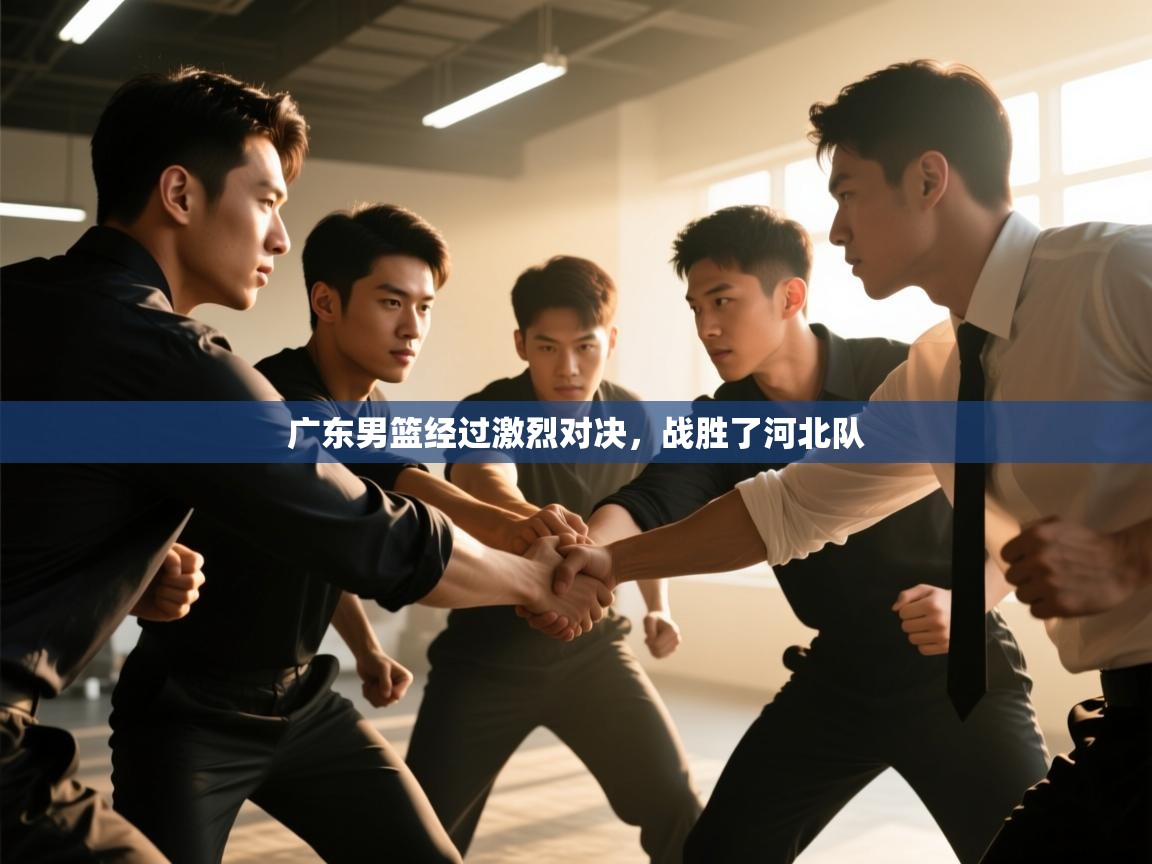 广东男篮经过激烈对决，战胜了河北队